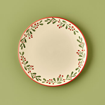 Cochina Seramik Servis Tabağı Kırmızı (26 cm)